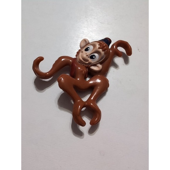 1992 Disney Aladdin Doll Accessory Abu the Monkey Fig.‎ Plastic 3x3" Barbie C258 - Picture 1 of 3
